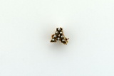 Small Gold Filled & Seed Pearl “A” Pin