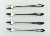 Set of 4 Vintage Wm. A. Rogers A1 Plus Oneida Silver Plate Cocktail Forks