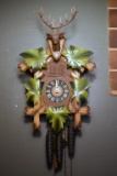 Vintage German Black Forest Cuckoo Clock, Plays Two Tunes