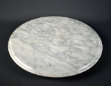 Vintage GD Marble Lazy Susan, 15” Diameter