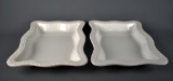 Pair of Ceriart Large Serving Trays, Made in Portugal