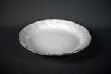 Mudpie White Glazed Terra Cotta Large Salad Bowl