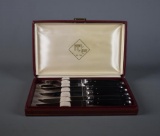 Set of 6 Hoffman Cutlery New York Steak Knives with Storage Case