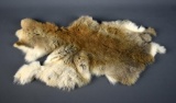 Vintage Rabbit Fur Pelt