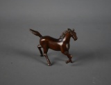 Small Vintage Bronze Horse Figurine