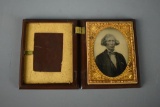 Antique Ca. 1850s Ambrotype in Original “Union” Case