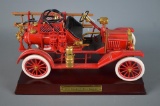 Franklin Mint 1916 Model T Fire Engine with Display Base