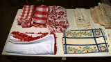 Large Lot of Vintage Household Linens