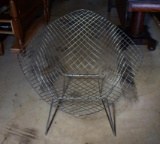 Vintage 1960s Mid-Century Harry Bertoia Diamond Chair