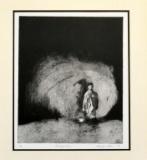 Angela Oates (S.C., Contemporary) “Recognition,” Framed Etching 1/5, Numbered, Titled and Signed