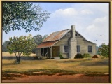 Judy Dunlap Stogner (South Carolina, -2013), Old Country Home, Acrylic on Canvas, Signed Lower Right