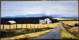 Judy Dunlap Stogner (South Carolina, -2013), SC Country Road, Acrylic on Canvas, Signed Lower Left
