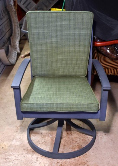 Contemporary Patio Swivel Chair
