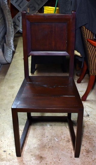Contemporary Wooden Side Chair