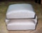 Two Neutral Colored Chair Cushions