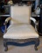 Contemporary Oversized Paw Footed Chair & Half, Neutral Upholstery, Lots 19 & 20 Match