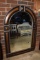 Large Arch Top Wooden Wall Mirror