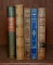 Lot of Five Handsome Leather Bound Antiquarian Books, Swedish Titles