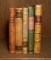 Lot of Five Handsome Leather Bound Antiquarian Books, Swedish Titles