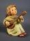 Goebel M.J. Hummel (1984) “Sounds of the Mandolin” Figurine with Box, No. 438