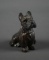 Vintage Metal Scottish Terrier Figurine