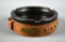 Vintage Ceramic, Leather Bras Studded Dog Collar Ashtray