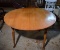 Vintage Maple Dining Table with Extension Leaf