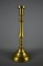 Antique Tall 18” Spun Brass Candlestick
