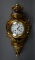 Girandole Style Gilt Bronze Wall Clock