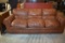 Fairington Brown Leather Sofa