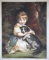 Early 20th C. Color Mezzotint, after J. Reynolds “Miss Nancy Bowles,” by E. Gulland