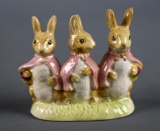 Royal Albert, The World of Beatrix Potter “Flopsy Mopsy and Cottontail” Figurine with Box