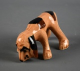 Vintage Comical Hound Dog Porcelain Figurine