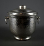 Vintage Hammered Aluminum Ice Bucket