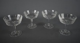 Set of 4 Waterford Crystal Lismore Sherbets / Champagnes