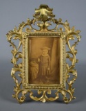 Ornate Gilt Brass Table Top Frame