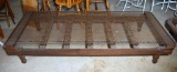 Antique Wooden Day Bed Frame with Springs