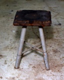 Antique Bamboo Milking Stool