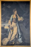 Late 18th C. Color Mezzotint, after J. Reynolds “Lady Louisa Manners” by V. Green