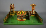 Vintage Tin Litho Wyandotte Toy Wind Up Carnival Circus Toy, Made in the U.S.A.
