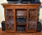 Contemporary Wood & Glass Media Cabinet