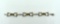 Sterling Silver Stirrup Bracelet, 7”