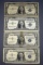 Four US $1 Silver Certificates, 1957, 1957A, 1957B (2)