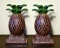 Pair of Pineapple Bookends by Home Interiors