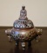 Antique Asian Bronze Censer With Lid