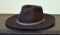 Brown 100% Wool Water Repellent Crushable Brown Stetson with Hat Band, Size Small