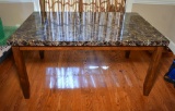 Quartz Finish Top Dining Table