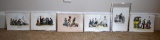 J.J. Grandville (French, 1803-1847) Set Six “Metamorphoses” Antique Lithographs