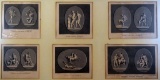 Six Neoclassical Engravings after Jean Baptiste Wicar (French, 1762-1834) from Pitti Palace, 1819