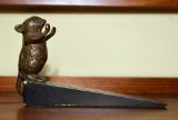 Cute Bronze Mouse Door Stop